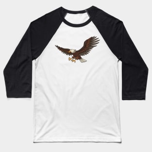 Eagle Attacking Baseball T-Shirt